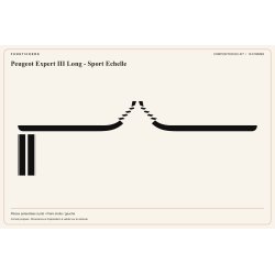 Peugeot Expert III Long Sport Échelle decals