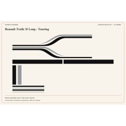 Stickers Renault Trafic II Long Touring
