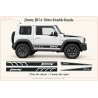 Suzuki Jimny JB74 Rétro Double Bande decals