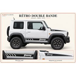 Suzuki Jimny JB74 Rétro Double Bande decals
