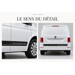 Stickers VW Transporter T6.1 court Bandes Classiques