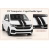 VW Transporter Capot Double Sport decals