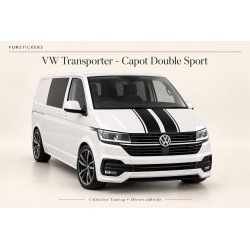 VW Transporter Capot Double Sport decals