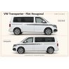 VW Transporter T6 / T6.1 Filet Hexagonal decals