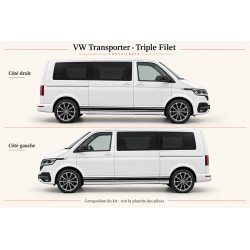 VW Transporter Triple Filet decals