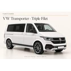 VW Transporter Triple Filet decals