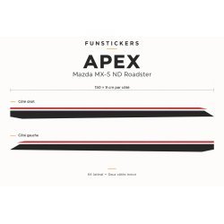 Stickers Mazda MX-5 ND Roadster APEX