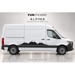 Mercedes Sprinter W907 L2H2 ALPINA decals