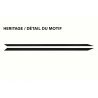 Stickers MINI Cooper F56 3 portes HERITAGE
