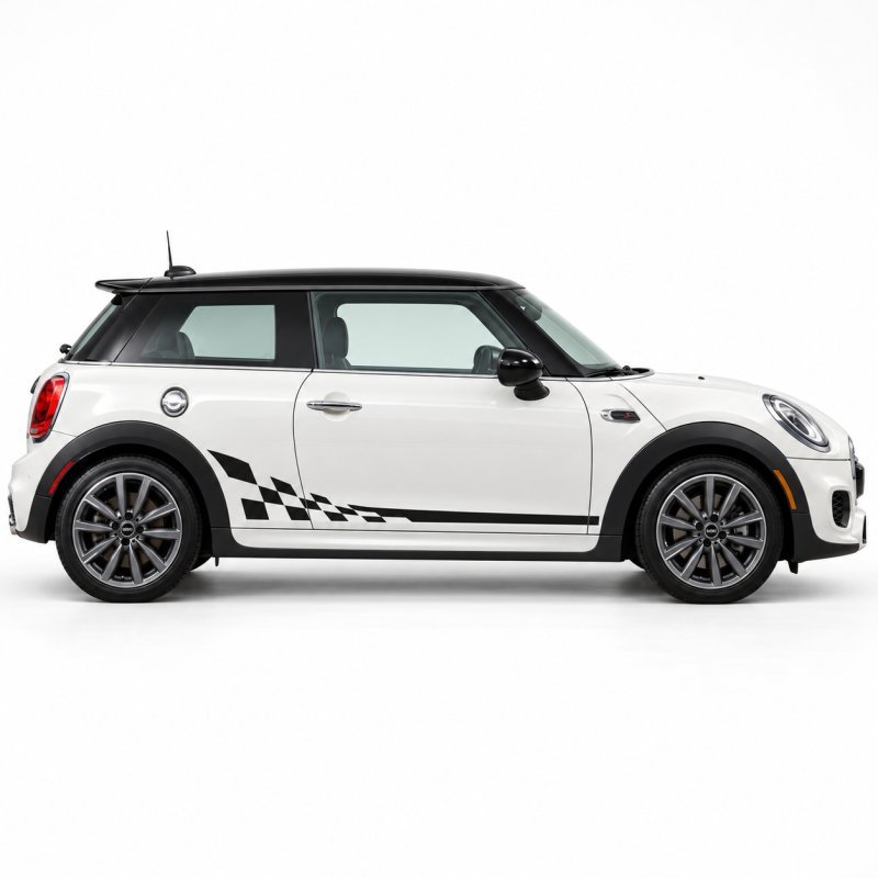 Stickers MINI Cooper S F56 Damier Ondulé