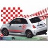 Sticker Kit Logo ABARTH Scorpion Géant – Autocollant Stripping Toit Damier Fiat 500