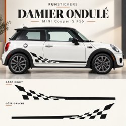 MINI Cooper S F56 Damier Ondulé decals