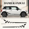 MINI Cooper S F56 Damier Ondulé decals