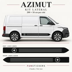 VW Transporter T6.1 SWB AZIMUT decals