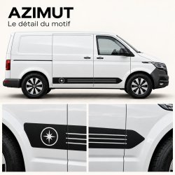 VW Transporter T6.1 SWB AZIMUT decals