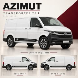 VW Transporter T6.1 SWB AZIMUT decals