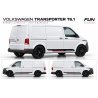 VW Transporter T6.1 SWB Bande Sport decals