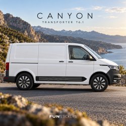 VW Transporter T6.1 SWB CANYON decals