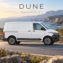 Stickers VW Transporter T6.1 court DUNE