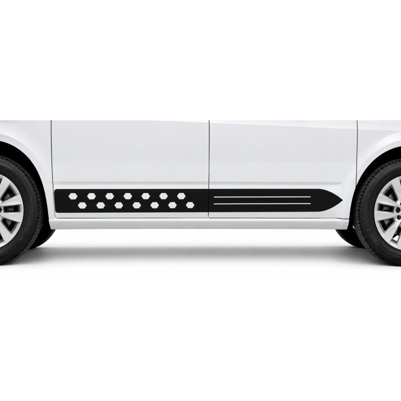 VW Transporter T6.1 SWB HEXA decals