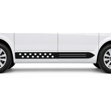 VW Transporter T6.1 SWB HEXA decals