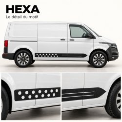 VW Transporter T6.1 SWB HEXA decals