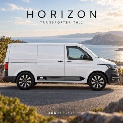 VW Transporter T6.1 SWB HORIZON decals