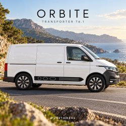VW Transporter T6.1 SWB ORBITE decals