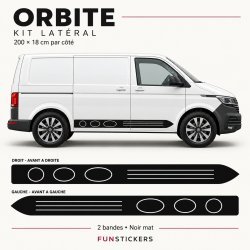 VW Transporter T6.1 SWB ORBITE decals
