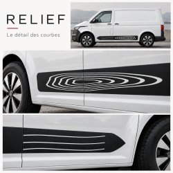 Stickers VW Transporter T6.1 court RELIEF