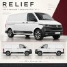 VW Transporter T6.1 SWB RELIEF decals