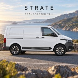 Stickers VW Transporter T6.1 court STRATE