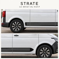 Stickers VW Transporter T6.1 court STRATE