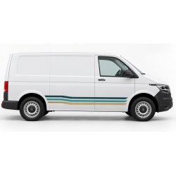 Stickers VW Transporter T6.1 court RETROWAVE
