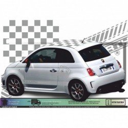ABARTH sticker kit logo Scorpion Geant autocollant stripping Fun Stickers