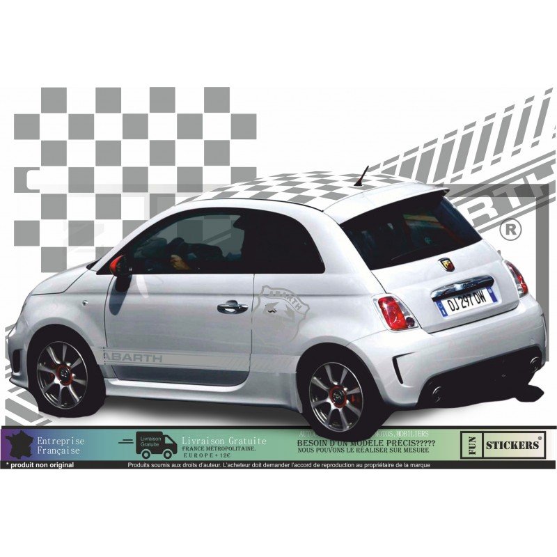 ABARTH sticker kit logo Scorpion Geant autocollant stripping Fun Stickers