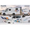 Kit 44 Autocollants Camping-Car Pilote Galaxy | Fun Stickers
