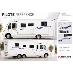 Pilote Référence Motorhome Decal Kit | Fun-Stickers