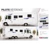 Pilote Référence Motorhome Decal Kit | Fun-Stickers