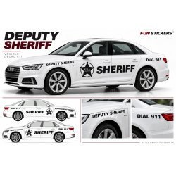 Kit Décoration Sheriff Police Commande Spéciale | Fun Stickers