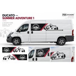 Kit Adventure Montagne Fiat Ducato Camping-Car | Fun Stickers