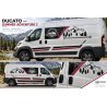 copy of Fiat ducato Camper adventure kit -  GRIS - Kit Complet - voiture Sticker Autocollant Graphic Decals