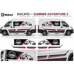 Kit Adventure Montagne Fiat Ducato Camping-Car Complet | Fun Stickers