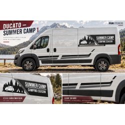 Kit Adventure Summer Camping Fiat Ducato Complet | Fun Stickers