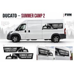 copy of Fiat ducato Camper adventure kit -  GRIS - Kit Complet - voiture Sticker Autocollant Graphic Decals