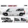 Kit Adventure Summer Camping Fiat Ducato Camping-Car | Fun Stickers