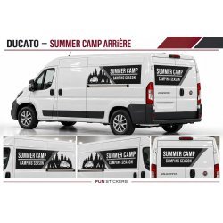 Kit Summer Camping Avant Arrière Fiat Ducato | Fun Stickers