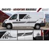 copy of Fiat ducato Camper adventure kit -  GRIS - Kit Complet - voiture Sticker Autocollant Graphic Decals