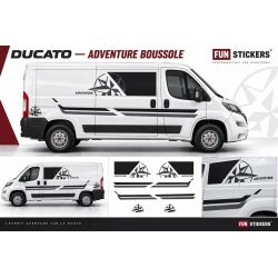 Kit Autocollant Fiat Ducato Camper Adventure | Fun Stickers