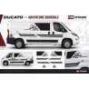 copy of Fiat ducato Camper adventure kit -  GRIS - Kit Complet - voiture Sticker Autocollant Graphic Decals